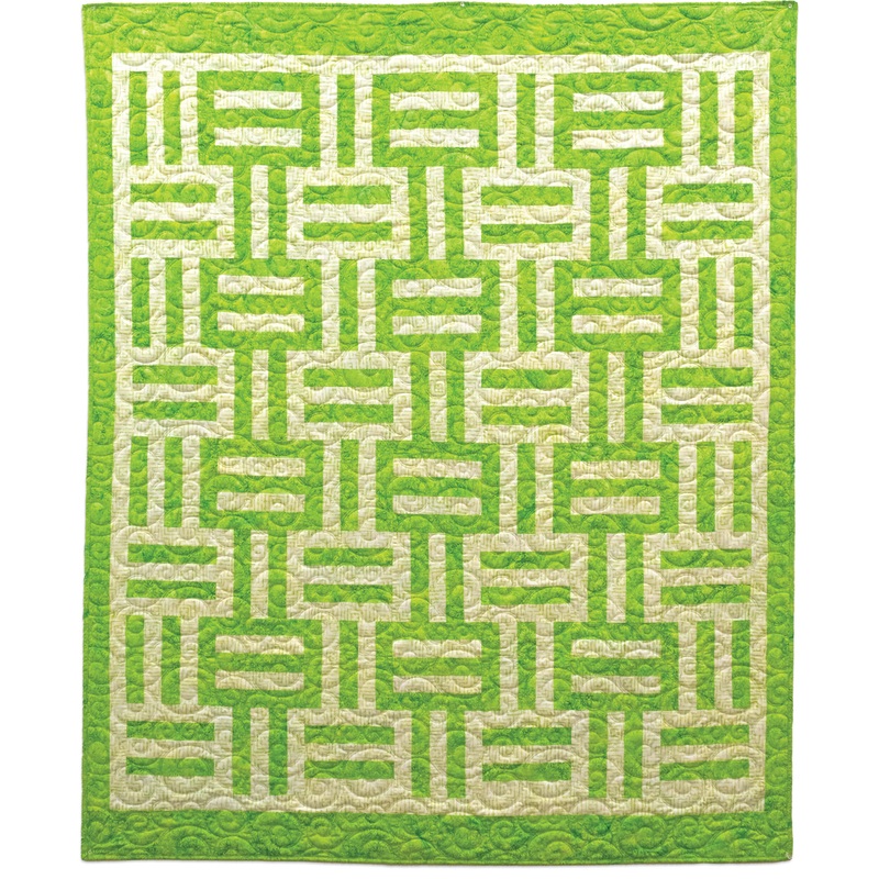 Luscious Lime Batik Quilt Kit