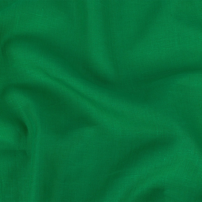 Medium Weight Linen Woven – Kelly Green – Grasmere Collection