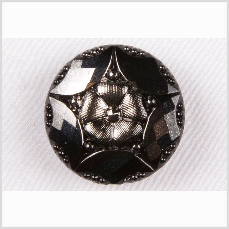 Platinum Shaded Glass Button – 22L/14mm