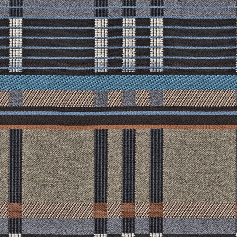 Remnant of Sina Pearson Bold Plaid Blacksmith Upholstery Fabric Order Product 1