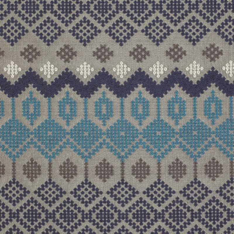 Sina Pearson Folklore 455 Glacier Blue Upholstery Fabric Order Product