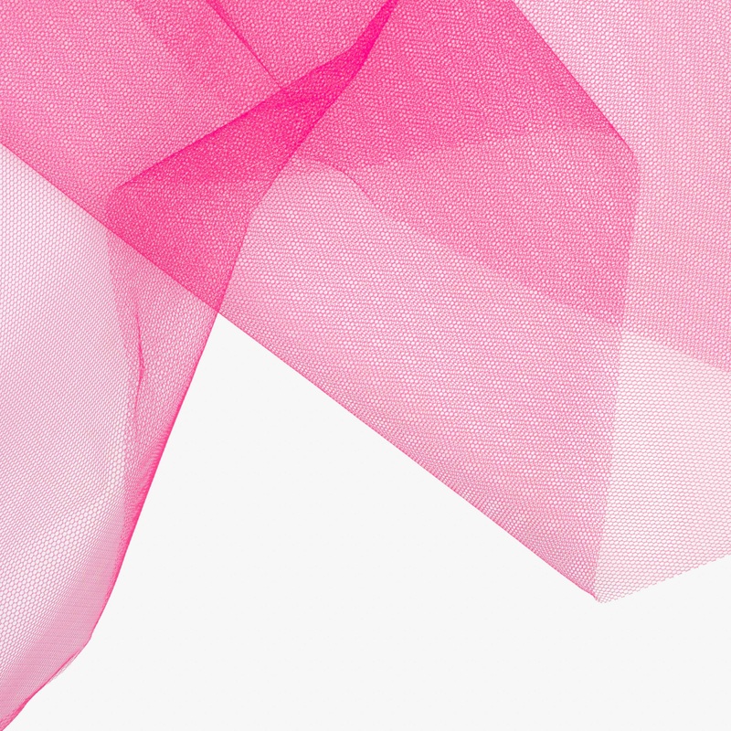 Tulle Fluorescent Cerise