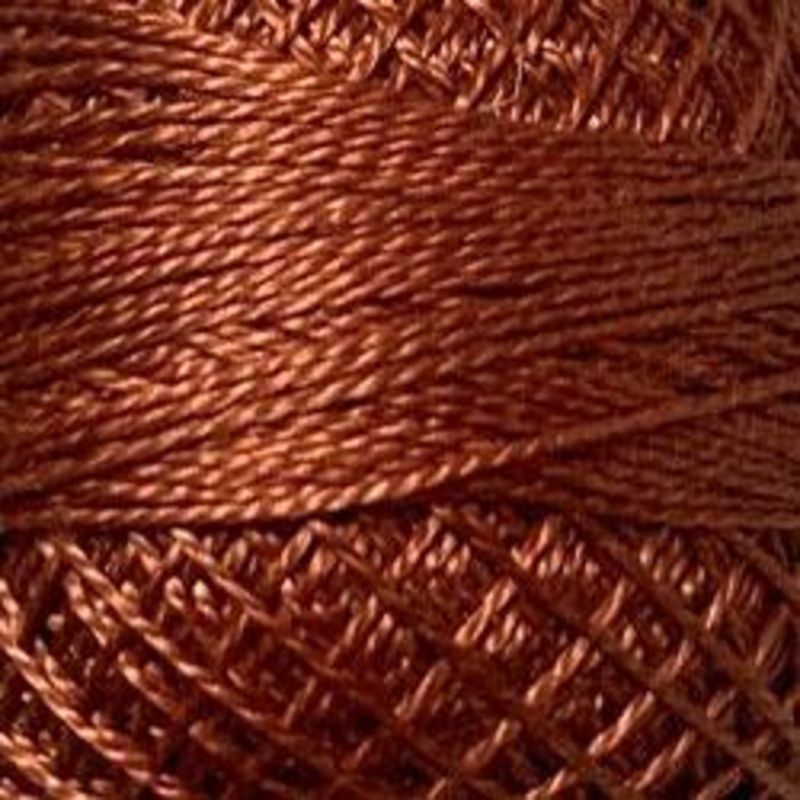 12wt – Valdani – 863 -Perle Cotton – Faded Rust Dark