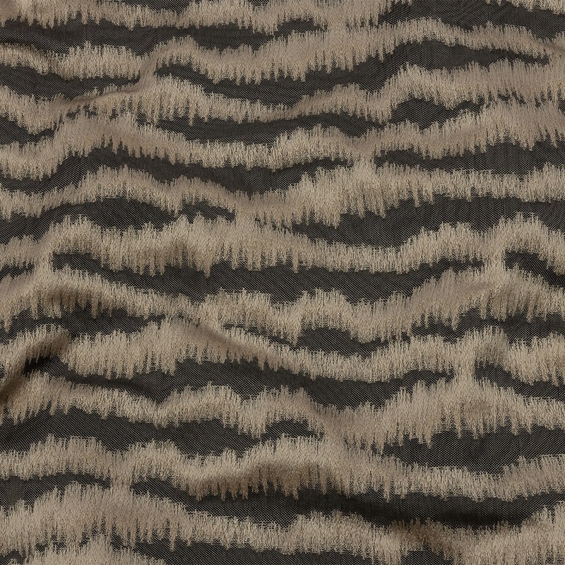 Drapery Jacquard – Fossil Abstract Stripes – British Imported