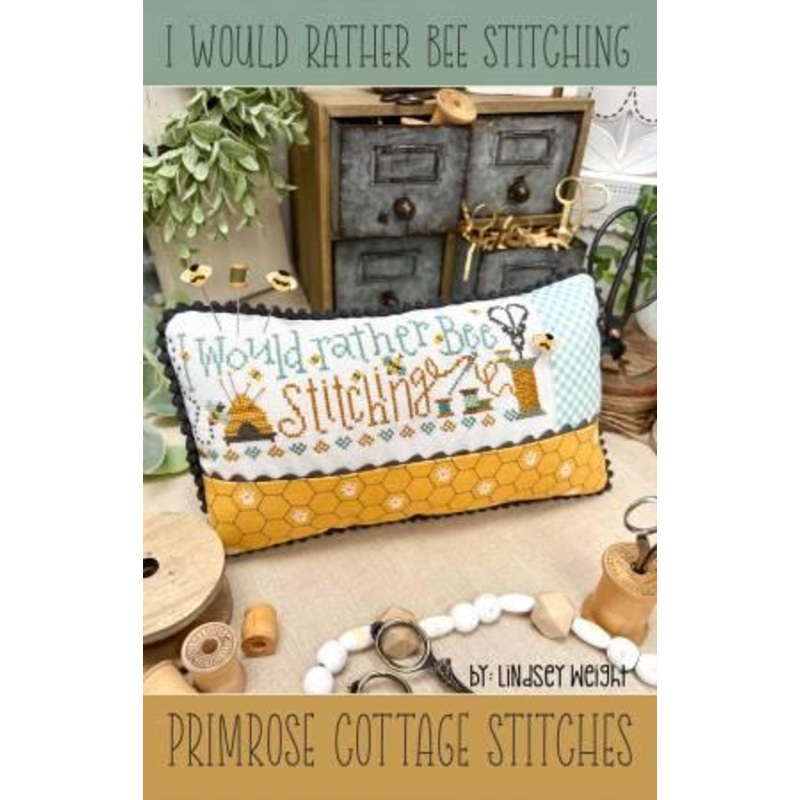 I Would Rather Be Stitching Cross Stitch Pattern – Primrose Cottage