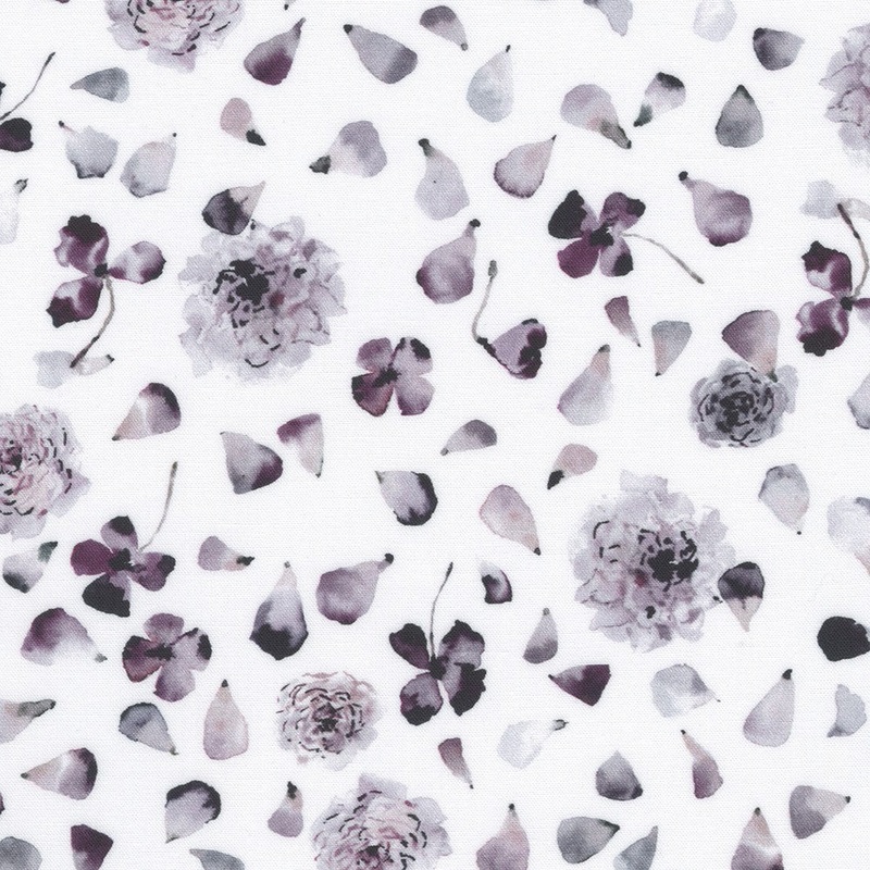 Peony Love / Falling Petals in White