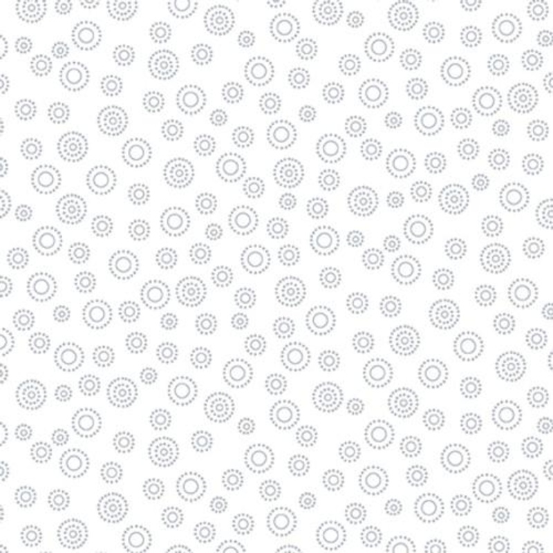 Quilters Flour VI   –  1686-01W Dots in Dots