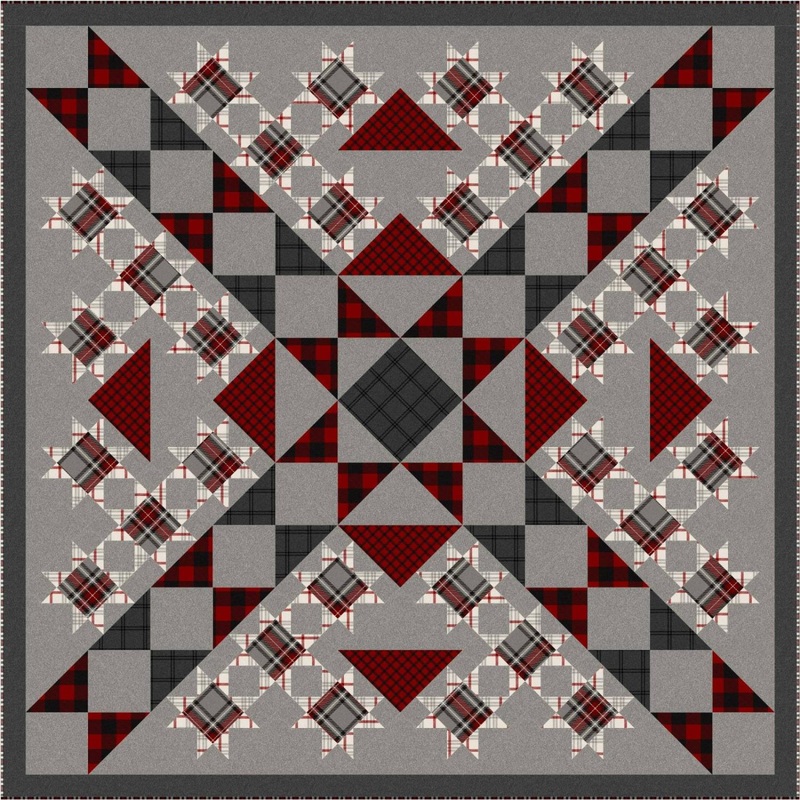 CLEARANCE – Buffalo Stars Pattern 72″x72″