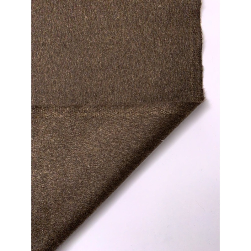 Italian Loro Piana Fine Double Faced Cashmere Coating – Heather Brown Fabric by the Yard