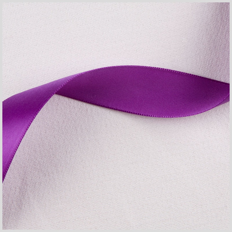7/8″ Purple Single Face Satin Ribbon