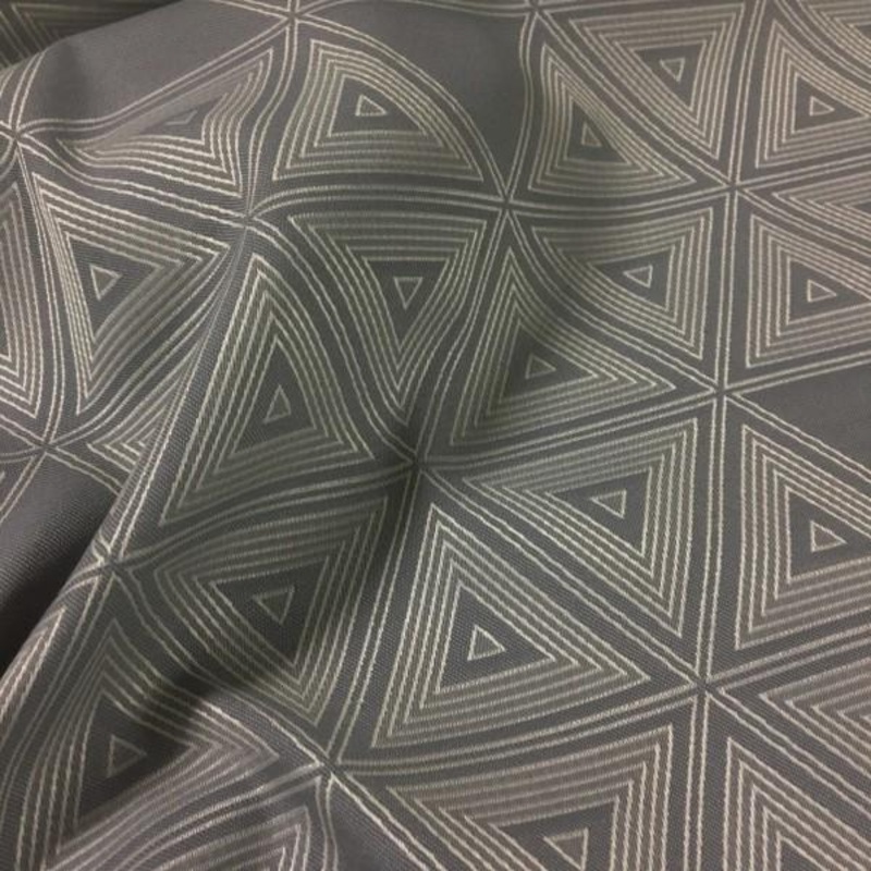 CF Stinson Perimeter Sterling Geometric Gray Upholstery Fabric Order Product