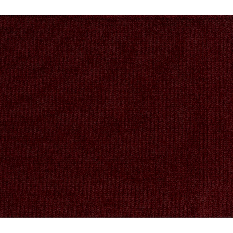 Dark Cardinal Red Rib Knit Trim – 7″ x 38″