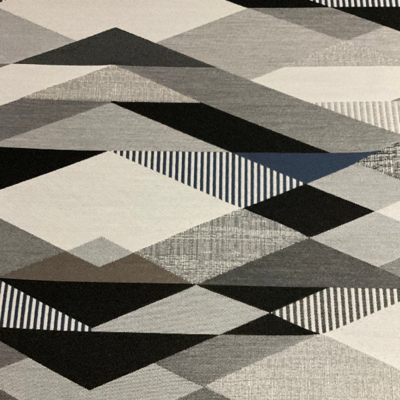 Remnant of Designtex Angle Shadow Sunbrella Gray Upholstery Fabric Order Product 1