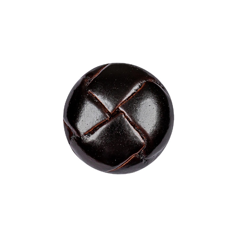 Antique Leather Button – 32L/20mm