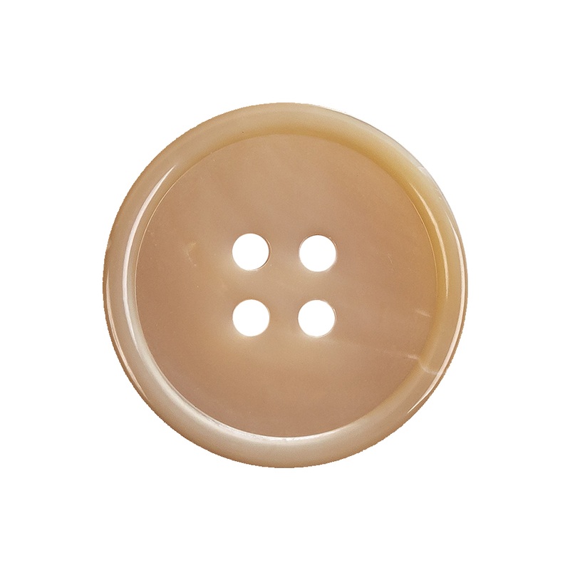 Apricot Cream 4 Hole Shell Button – 40L/25.5mm