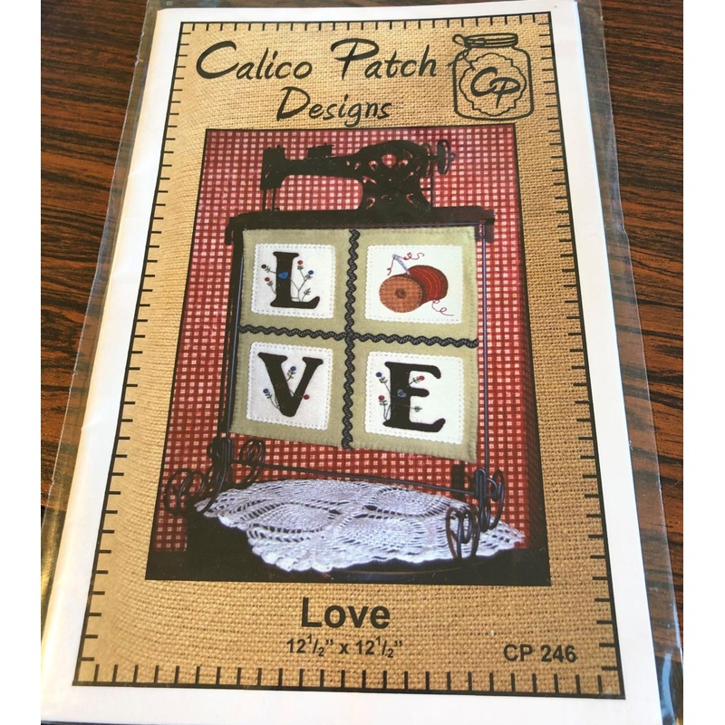 Clearance – Love Wool Applique Pattern