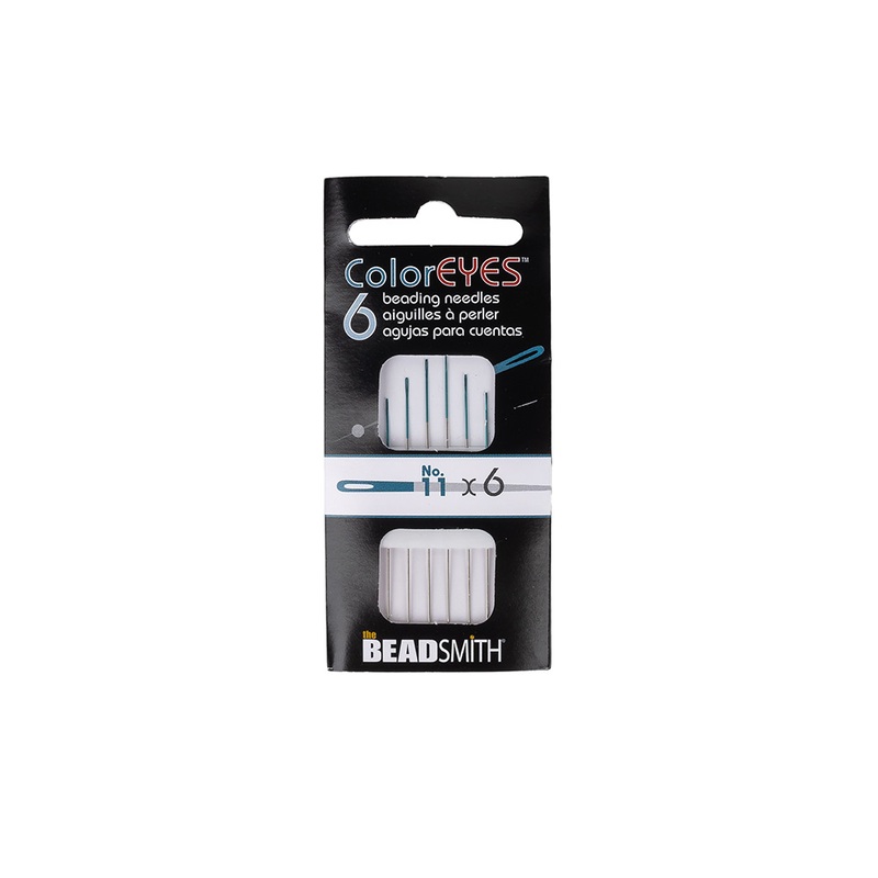 Coloreyes #11 Blue Beading Needles – 2.25″