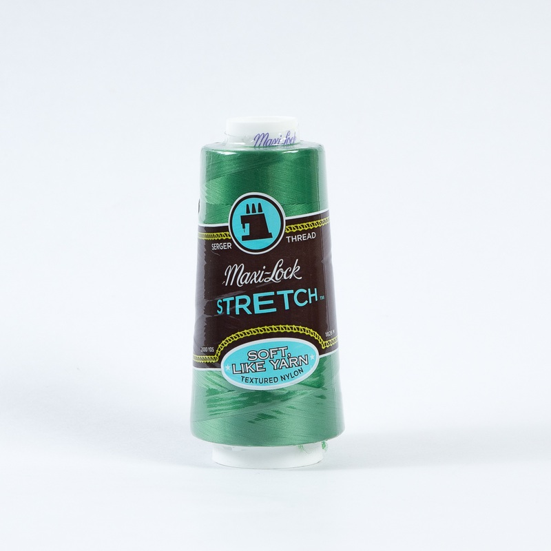 Maxi-Lock Stretch Serger Thread 2000yds – Emerald