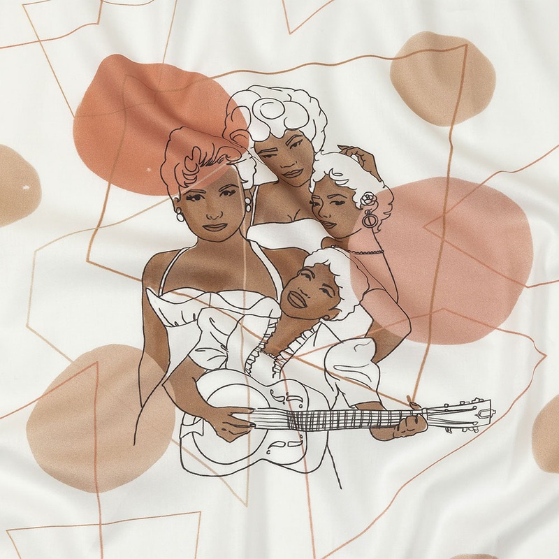 Mood Exclusive To Thelma, With Love Mercerized Organic Egyptian Cotton Voile