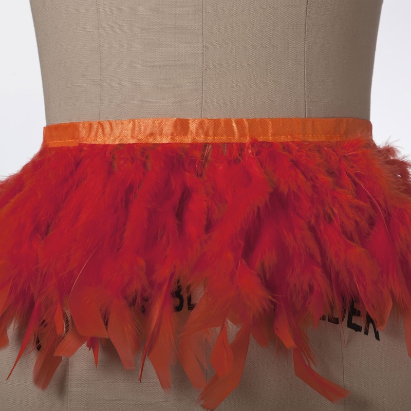 Orange Turkey Feather