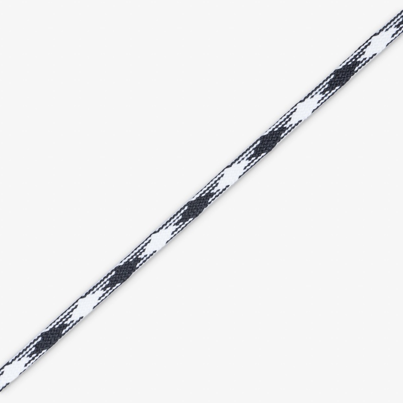 Shoe Lace 5mm Checkered Black & White