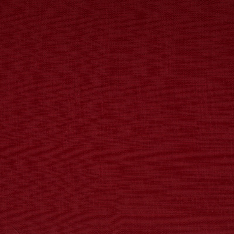 Spanish Red Textured Polyester Blended Woven