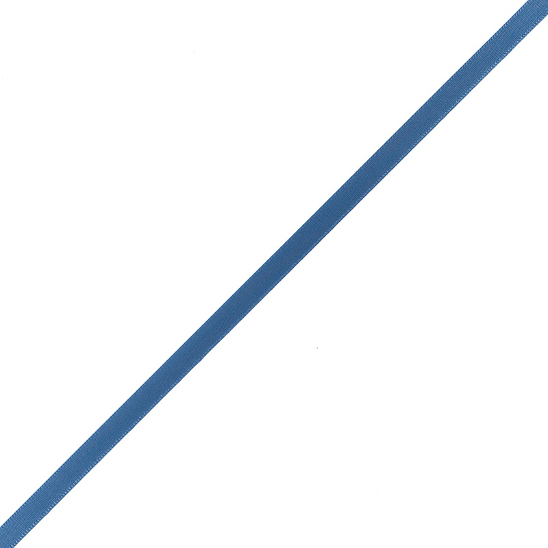 1/4″ Antique Blue Single Face Satin Ribbon