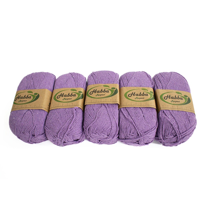 100G 5Pc Habba Wool Lilac 1000000390513