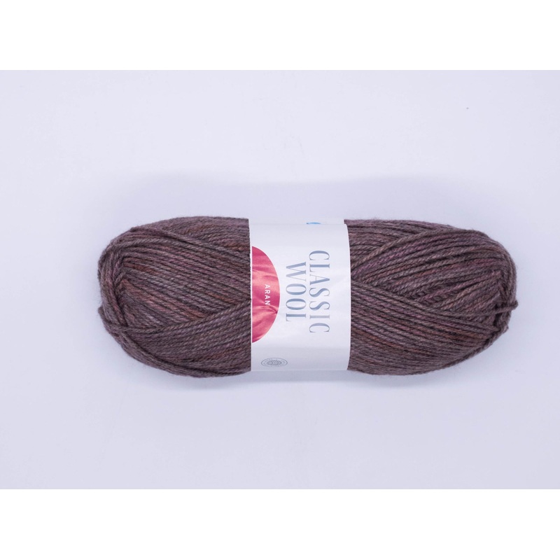 100g Classic Wool Aran Print Heather 6004495176459