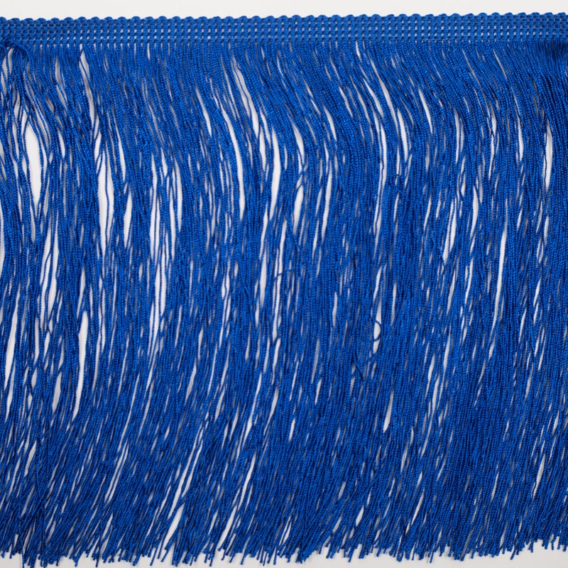 8″ European Blue Chainette Fringe Trim
