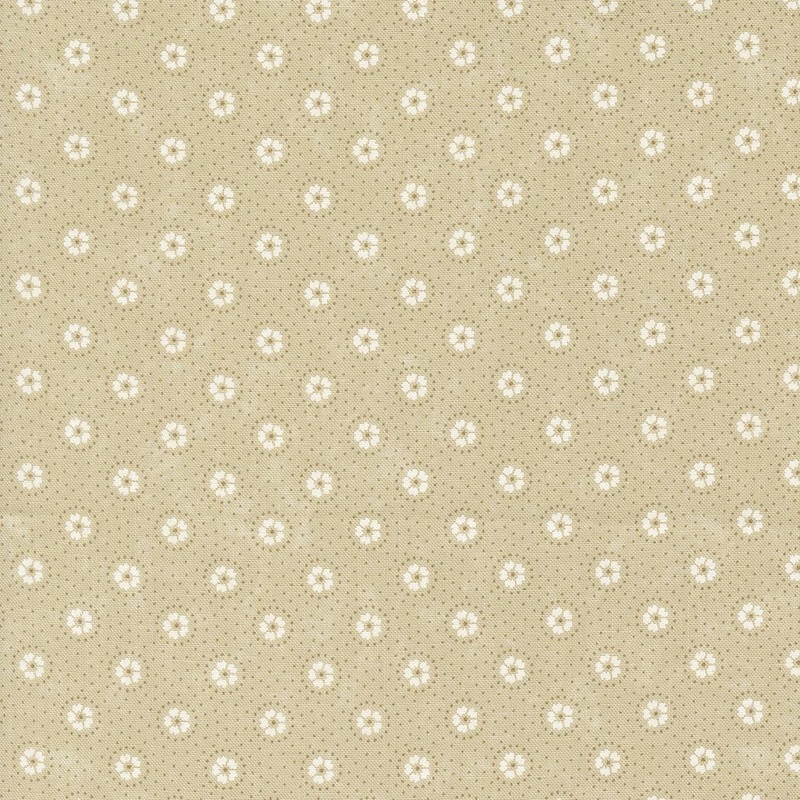 Blackbirds Nest -59752-21- Tan Tonal – Daisies and Dots