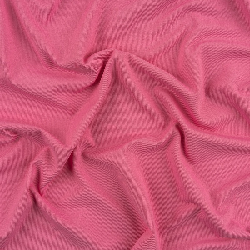 Bubblegum Stretch Polyester Jersey