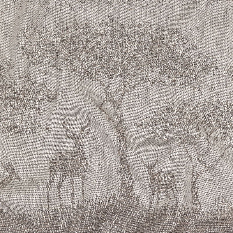 Drapery Jacquard Panel – Pebble Antelope in the Wild – British Imported