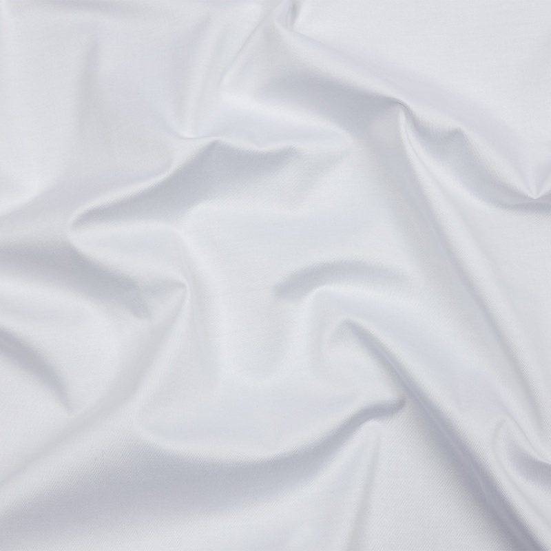 Stretch Cotton Sateen – White – Mood Exclusive Carlos Collection