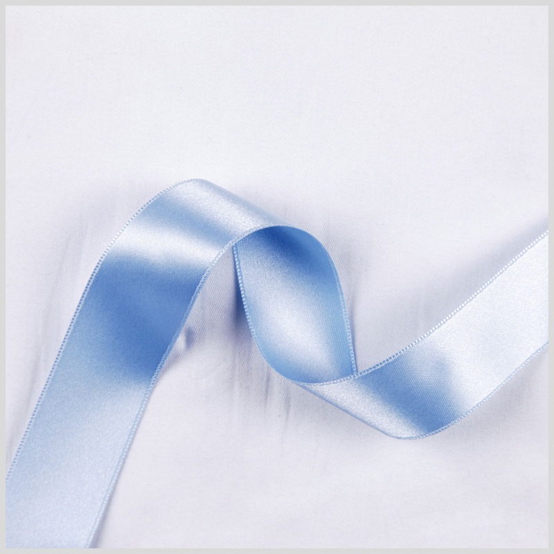 1.5″ Light Blue Double Face French Satin Ribbon