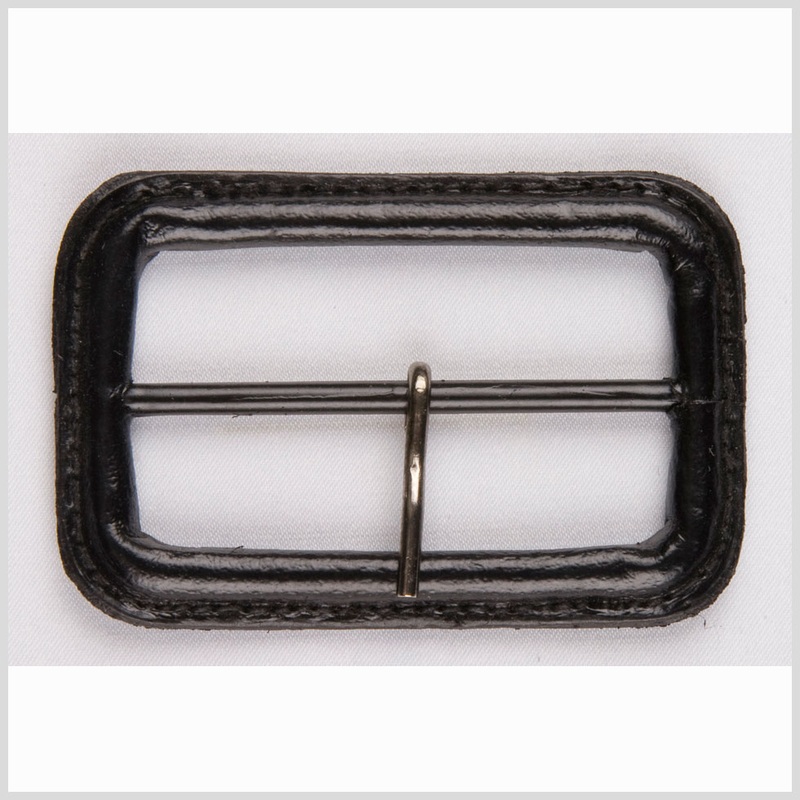 3/4″ Black Leather Buckle