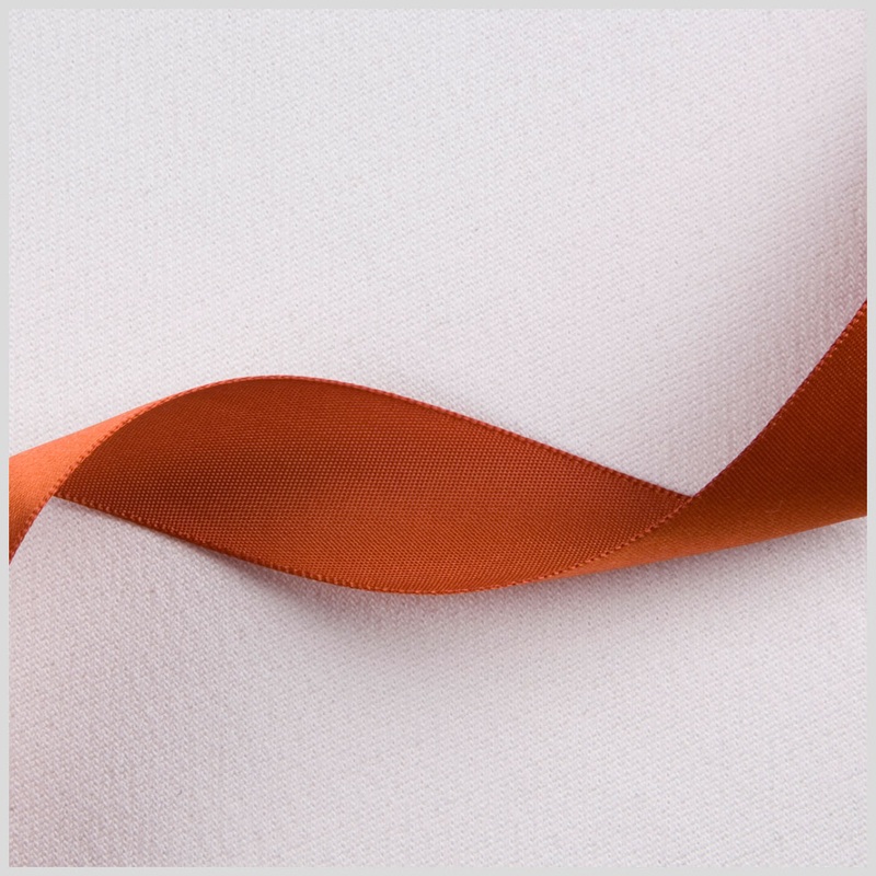 7/8″ Rust Single Face Satin Ribbon