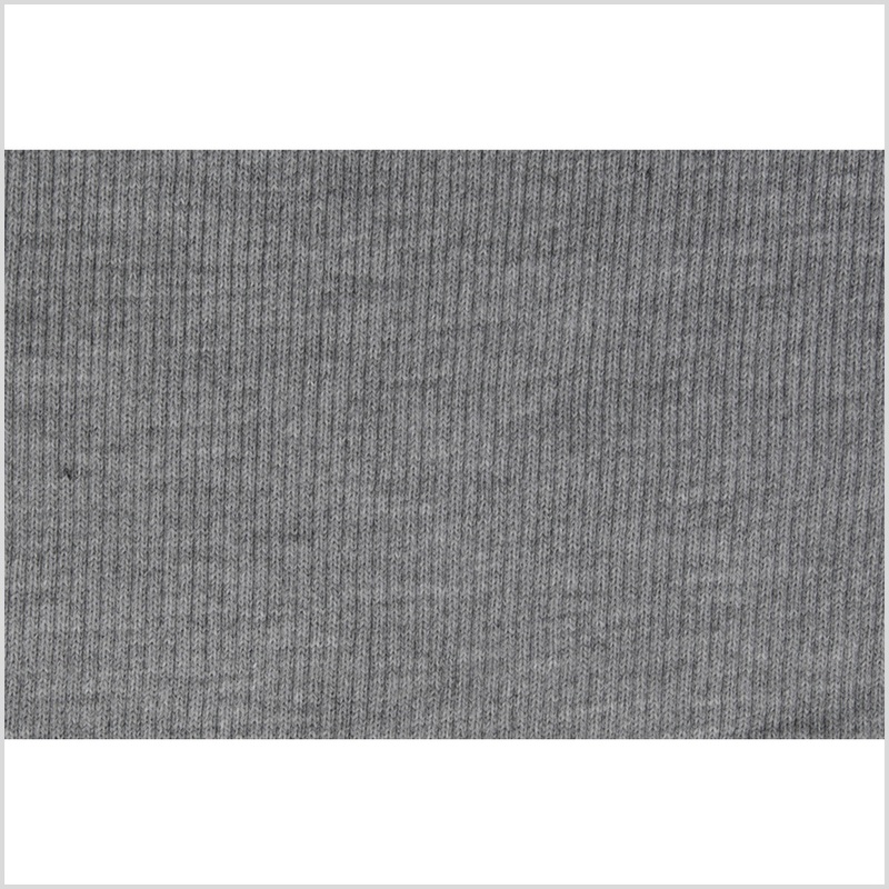 Oxford Gray Rib Knit Trim – 7″ x 38″