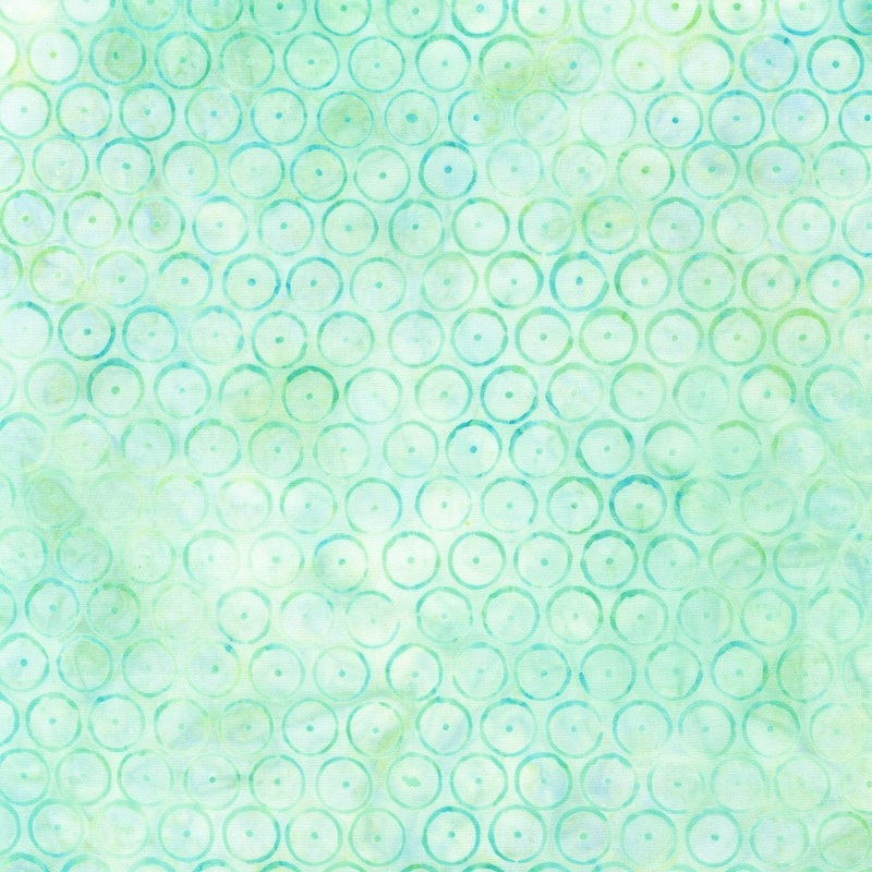 Pastel Petals Batiks Mint
