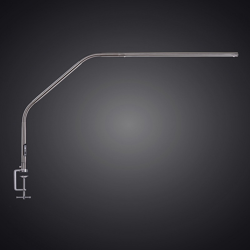 Slimline 4 Table Lamp Brushed Steel
