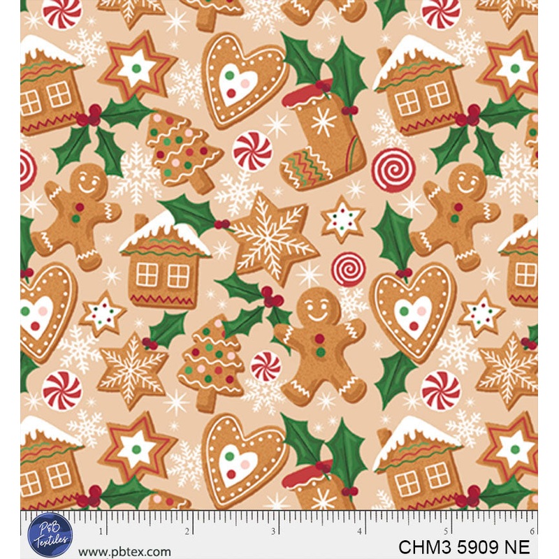 Christmas Miniatures III CHM35909-NE Gingerbread Allover