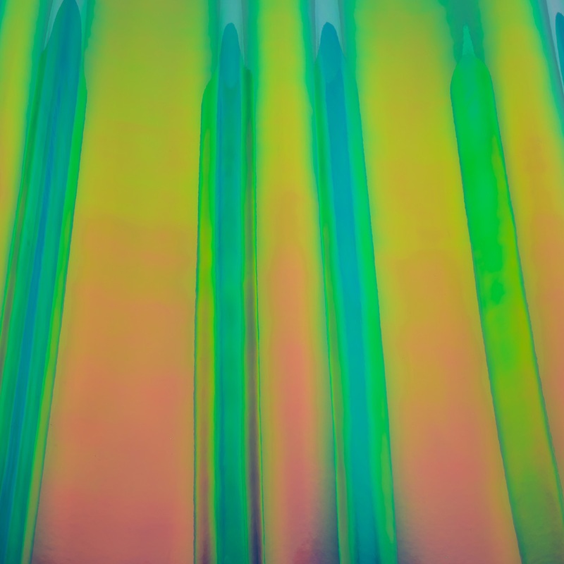Iridescent Vinyl with Fabric Backing – Rainbow – Kiki Collection