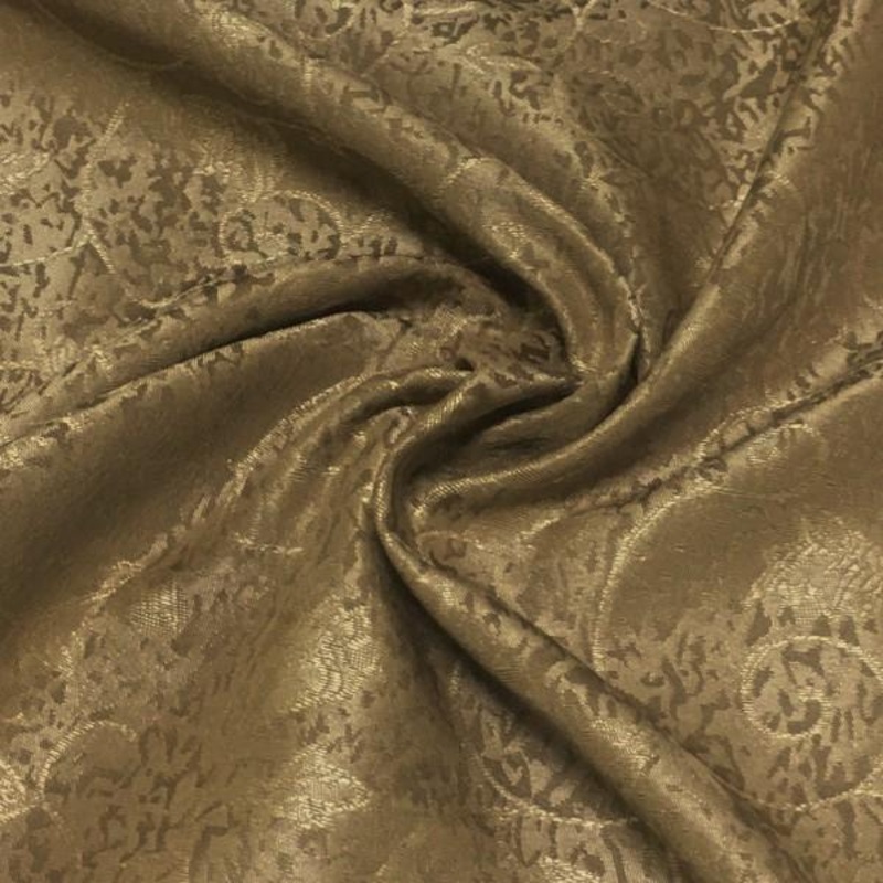 Prince Nugget Vine Pattern Gold Upholstery Fabric Order Product