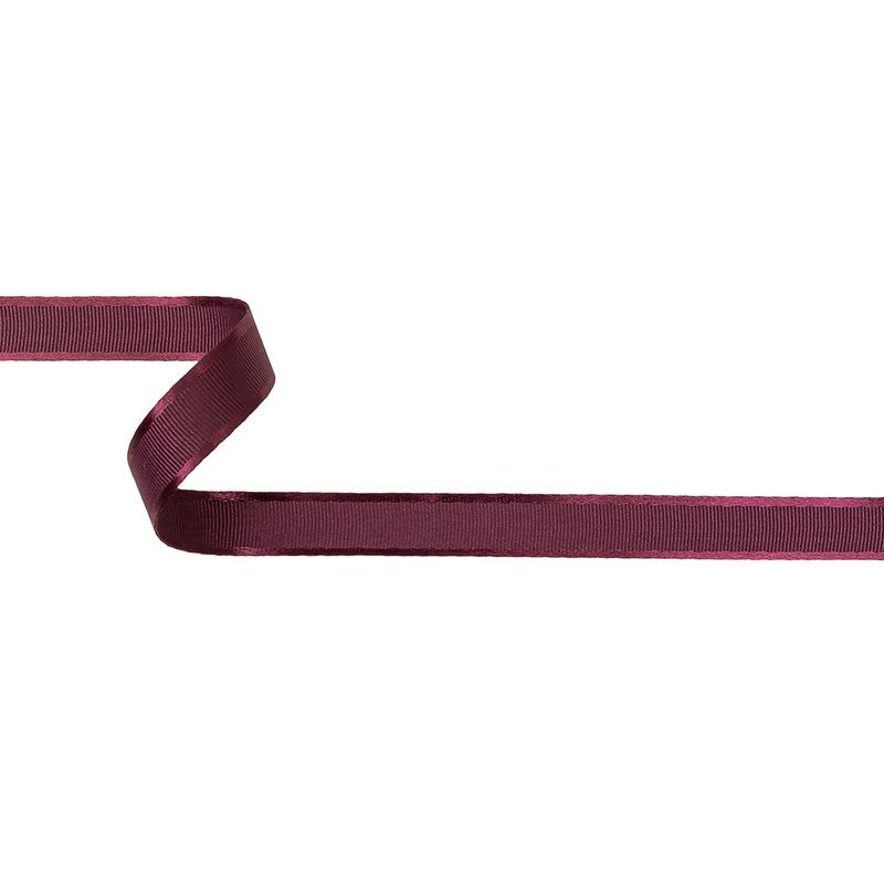 Purple Passion Satin-Edged Grosgrain Ribbon – 0.625″