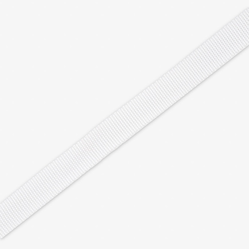 Webbing  25mm White #16 Per Met