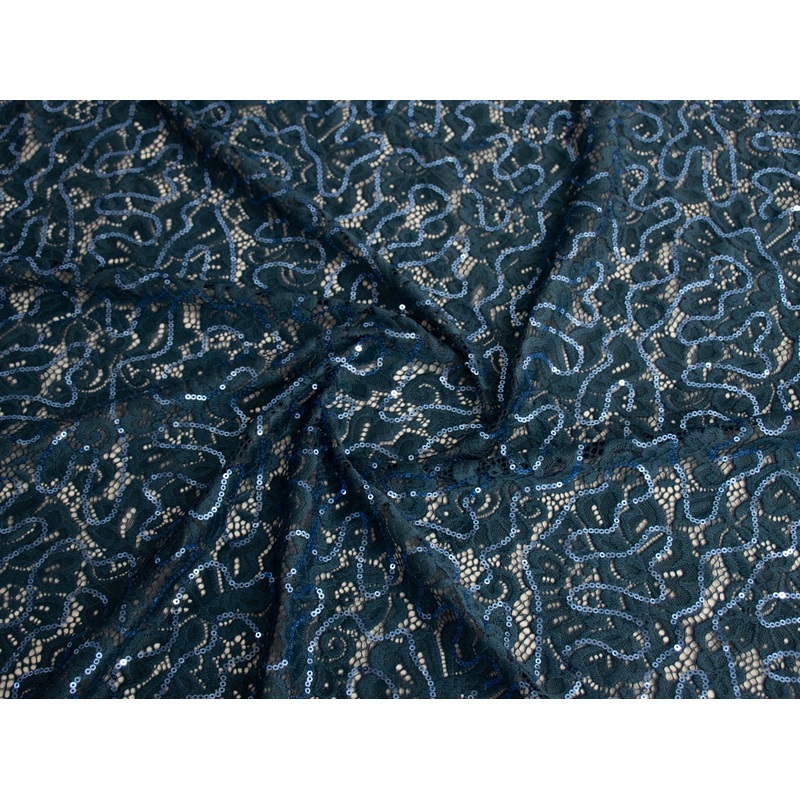 150cm Nylon Sequins Stretch Lace DR2194-1 DR2194-1