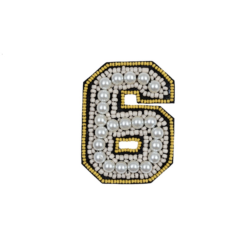 #9 Patch with Pearls – 3.5″ x 2.5″