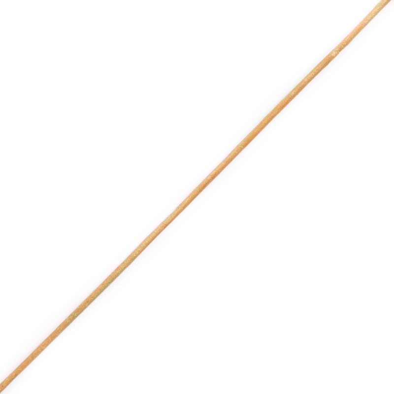 Metallic Gold Leather Cord – 1mm
