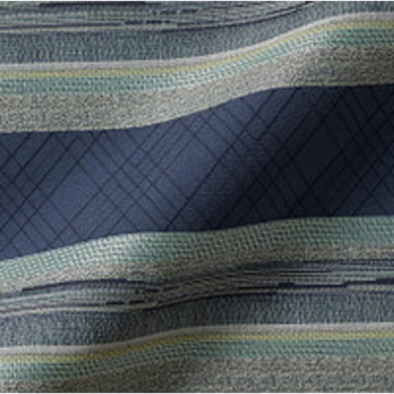 Remnant of Stereo Stripe Daphne Blue Upholstery Fabric Order Product 1