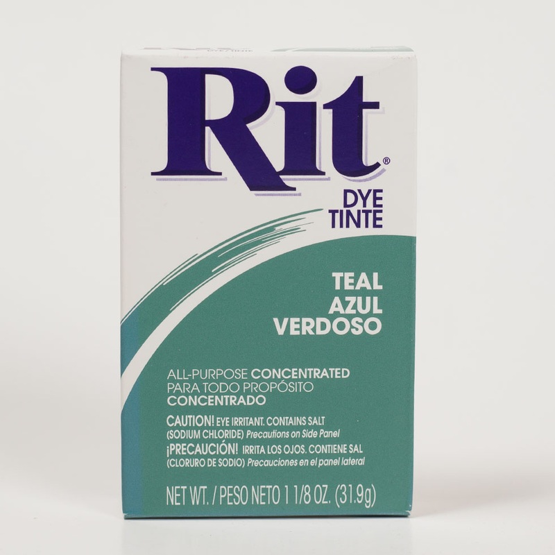 Rit All-Purpose Box Fabric Dye – Teal – 1 1/8oz